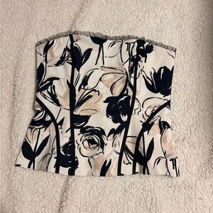 Floral Bustier Top